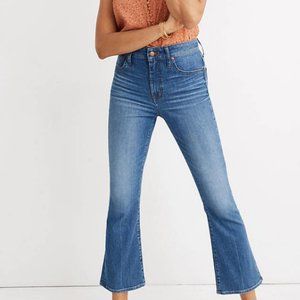 Madewell jeans Cali Demi boot in Tierny wash